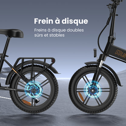 Ruitoo E20 PRO Vélo Électrique Pliant