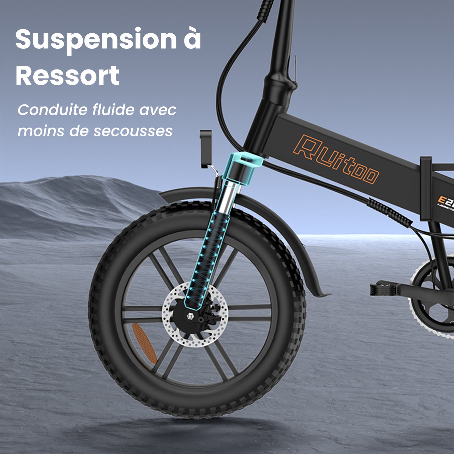 Ruitoo E20 PRO Vélo Électrique Pliant