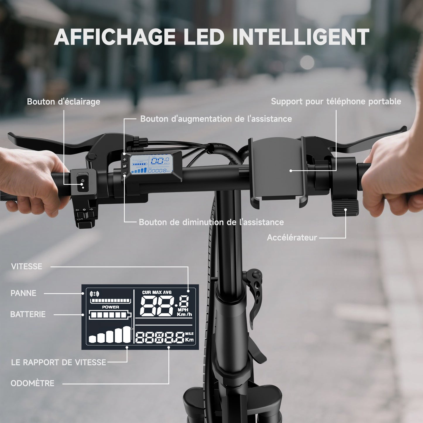 Ruitoo T14 Vélo Électrique Pliable