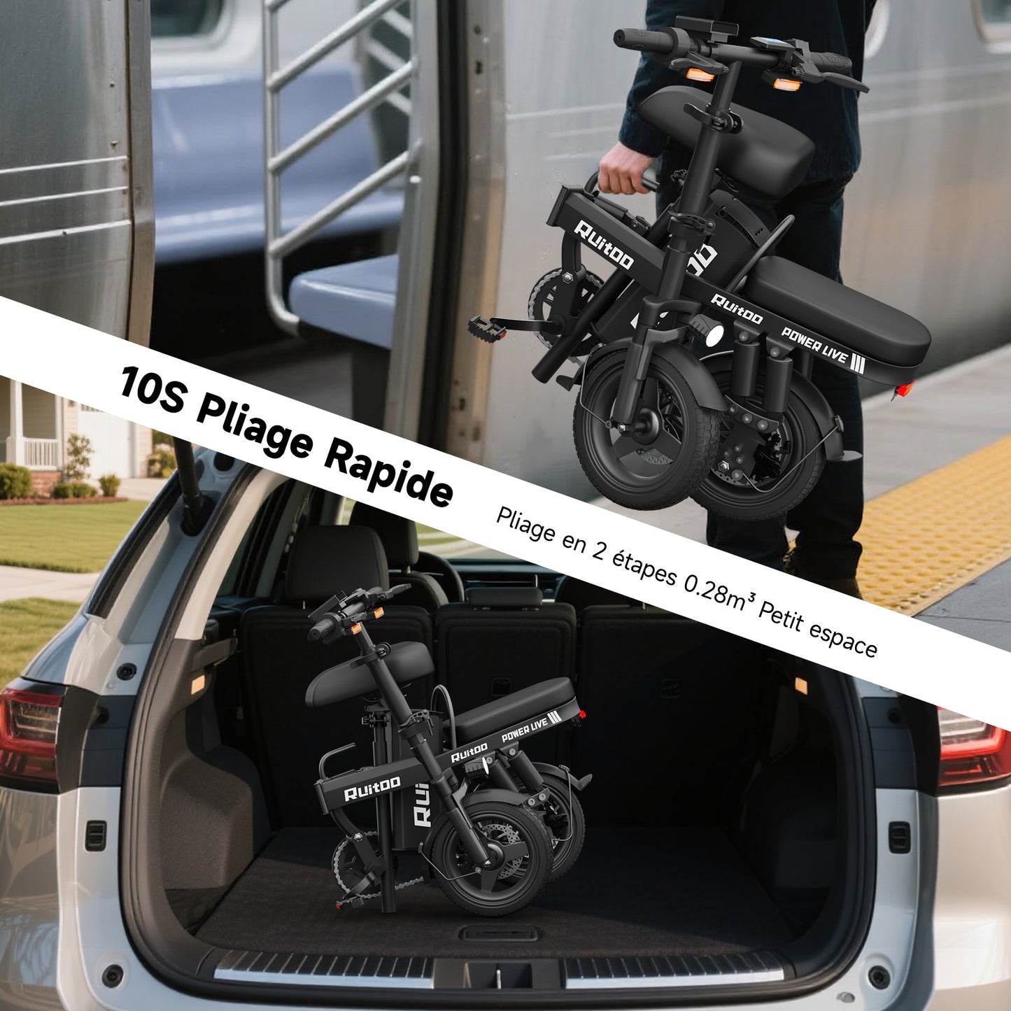 Ruitoo T14 Vélo Électrique Pliable