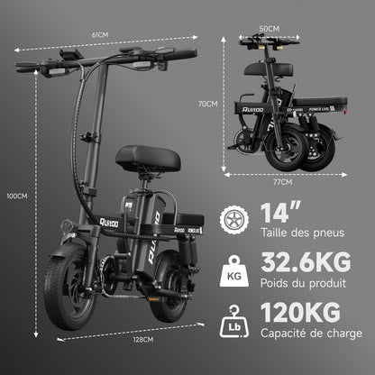 Ruitoo T14 Vélo Électrique Pliable