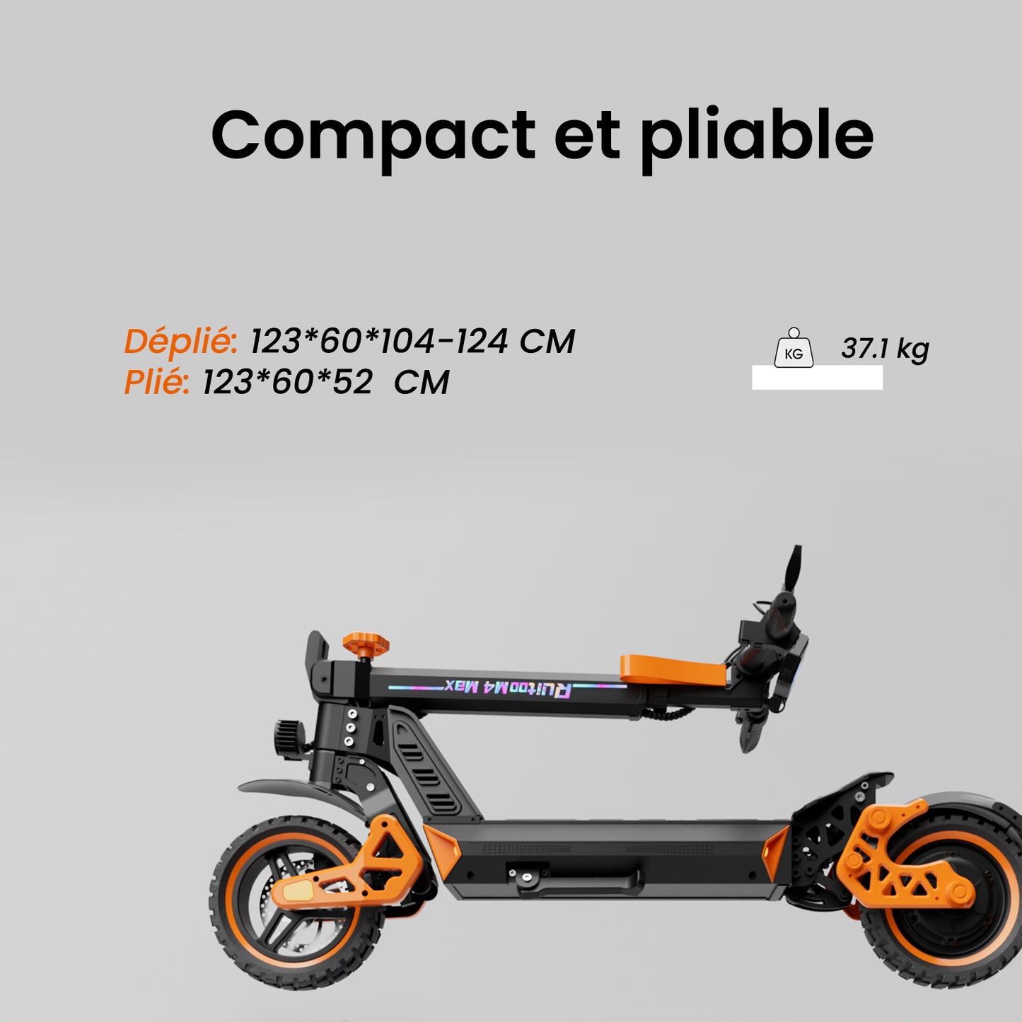 Ruitoo M4 Max Trottinette Électrique Adulte