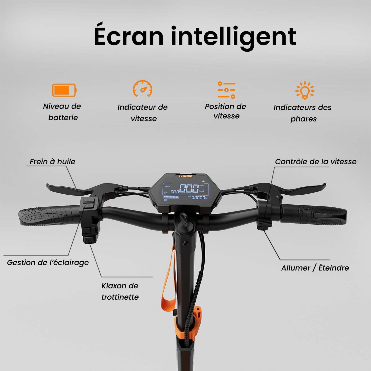 Ruitoo T2 Master Trottinette Électrique Tout-Terrain