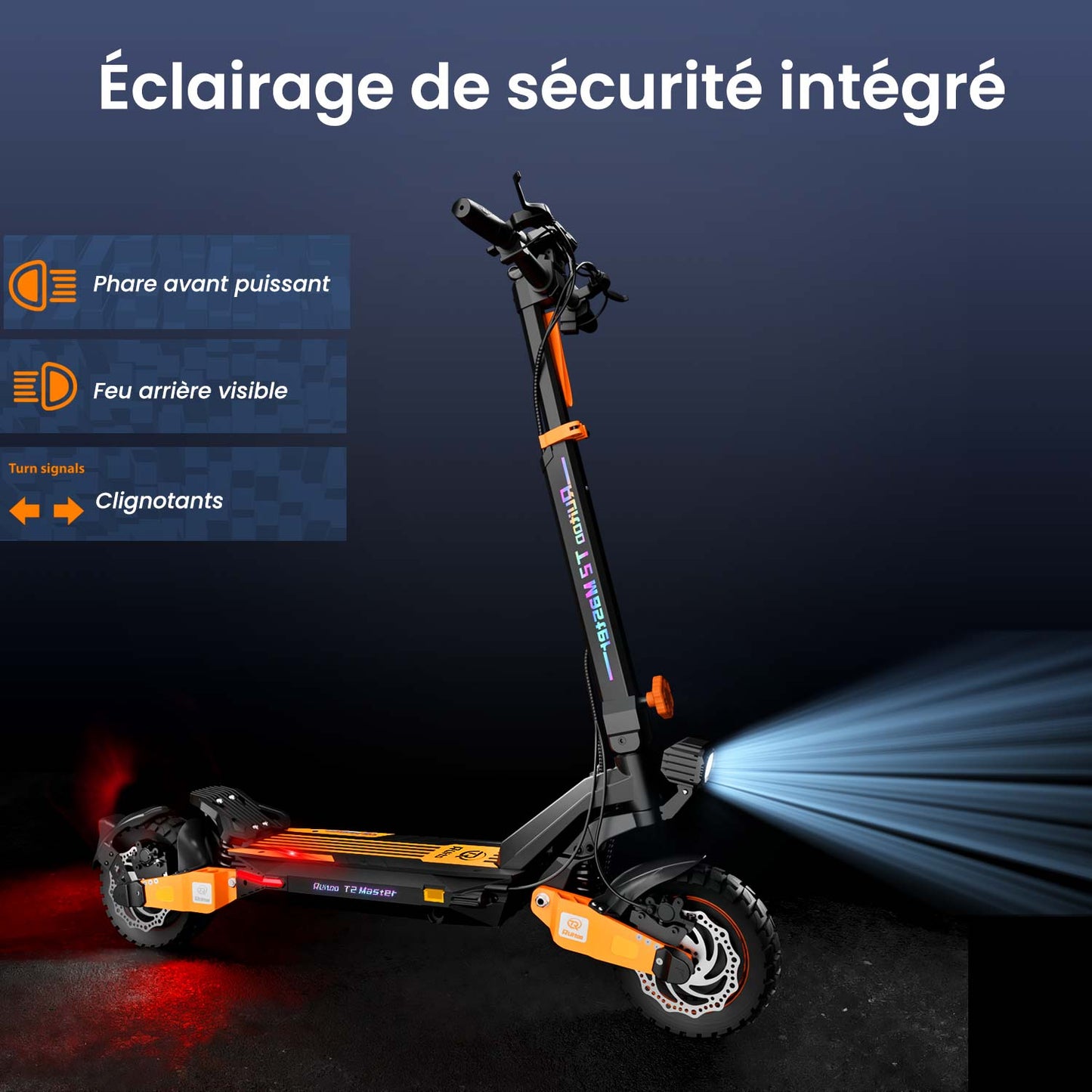 Ruitoo T2 Master Trottinette Électrique Tout-Terrain