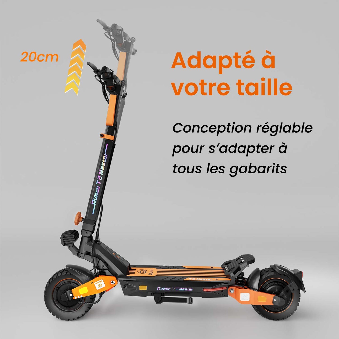 Ruitoo T2 Master Trottinette Électrique Tout-Terrain